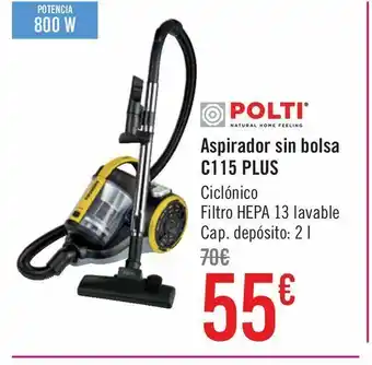 Carrefour Aspirador sin bolsa polti c115 plus oferta