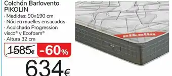 Carrefour Colchón barlovento pikolin oferta
