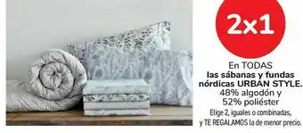 Carrefour En todas las sábanas y fundas nórdicas urban style oferta