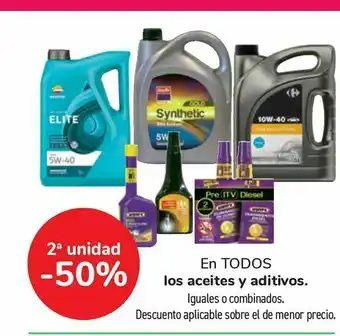 Carrefour En todos los aceites y aditivos oferta