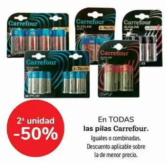 Carrefour En todas las pilas carrefour oferta