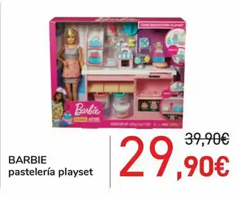 Carrefour Barbie pastelería playset oferta