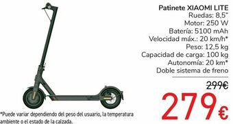 Carrefour Patinete xiaomi lite oferta