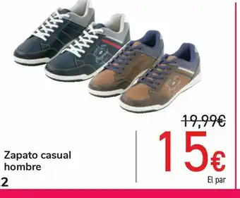 Carrefour Zapato casual hombre oferta