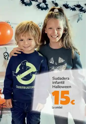 Carrefour Sudadera infantil halloween oferta
