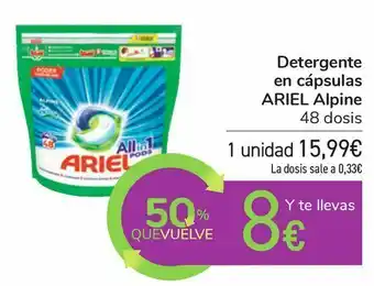 Samsung Detergente en cápsulas ariel alpine oferta