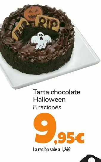 Carrefour Tarta chocolate halloween oferta