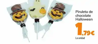 Carrefour Piruleta de chocolate halloween oferta