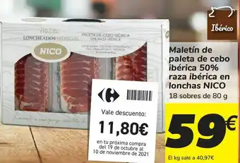 Samsung Maletín de paleta de cebo ibérica 50% raza ibérica en lonchas nico oferta