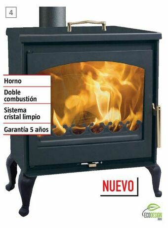Bauhaus Estufa de leña panadero oferta