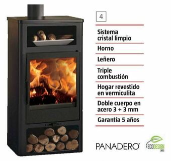 Bauhaus Estufa de leña panadero oferta