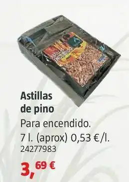 Bauhaus Astillas de pino oferta