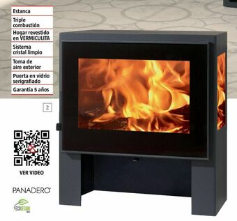 Bauhaus Estufa de leña panadero oferta