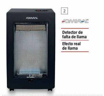 Bauhaus Estufa de gas admiral oferta
