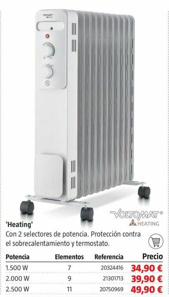 Bauhaus Radiador de aceite heating oferta