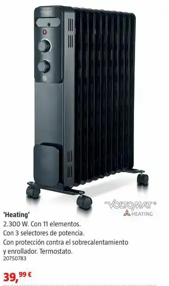 Bauhaus Radiador de aceite heating oferta