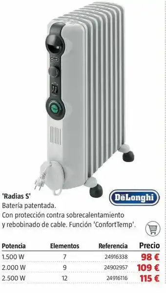 Bauhaus Radiador de aceite radias s oferta