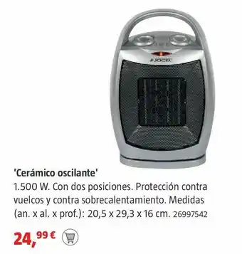 Bauhaus Calefactor jocel oferta