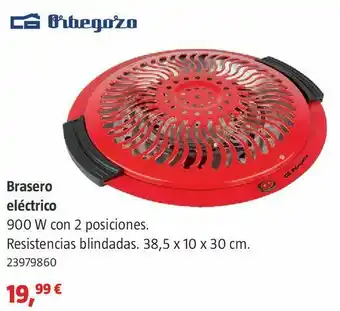 Bauhaus Brasero eléctrico orbegozo oferta