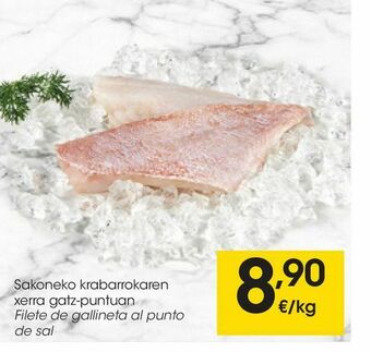 Eroski Filete de gallineta al punto de sal oferta