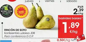 Eroski Pera conferencia d.o.p rincón de soto oferta