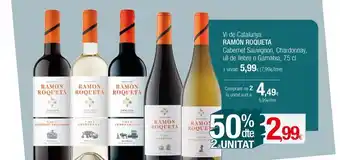 Condis Vi de Catalunya RAMÓN ROQUETA Cabernet Sauvignon, Chardonnay, oferta