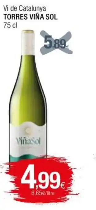 Condis Vi de Catalunya TORRES VIÑA SOL 75 cl oferta