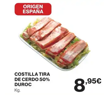 Supercor COSTILLA TIRA DE CERDO 50% DUROC oferta