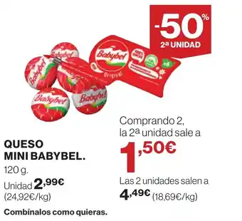 Supercor QUESO MINI BABYBEL. oferta
