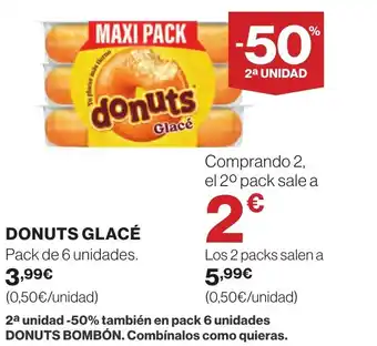 Supercor DONUTS GLACÉ Pack de 6 unidades oferta