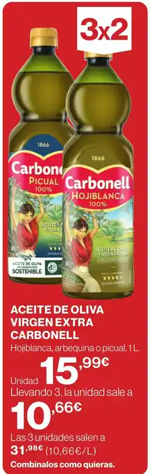 Supercor ACEITE DE VIRGEN VIRGEN EXTRA CARBONELL oferta