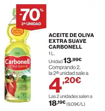 Supercor ACEITE DE OLIVA EXTRA SUAVE CARBONELL oferta