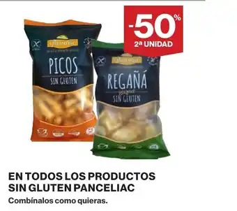 Supercor EN TODOS LOS PRODUCTOS SIN GLUTEN PANCELIAC Combinalos como quieras. oferta