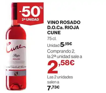 Supercor VINO ROSADO D.O.Ca. RIOJA CUNE oferta