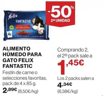 Supercor ALIMENTO HÚMEDO PARA GATO FELIX FANTASTI oferta