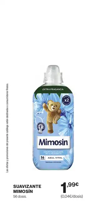 Supercor SUAVIZANTE MIMOSÍN 56 dosis. oferta