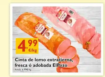 Cash Ecofamilia Cinta De Lomo Extratierna Fresca ó Adobada Elpozo oferta