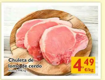 Cash Ecofamilia Chuleta De Lomo De Cerdo oferta