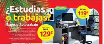 Tuco Mesa Gamer Zone Silla De Estudio Racing oferta