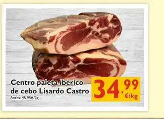Supermercados La Despensa Centro Paleta Ibérico De Cebo Lisardo Castro oferta