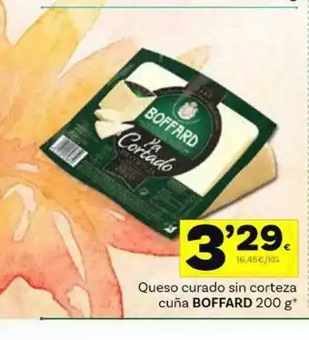 Supermercados Dani Queso Curado Sin Corteza Cuña Boffard 200g oferta