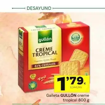 Supermercados Dani Galleta Gullón Creme Tropical 800g oferta