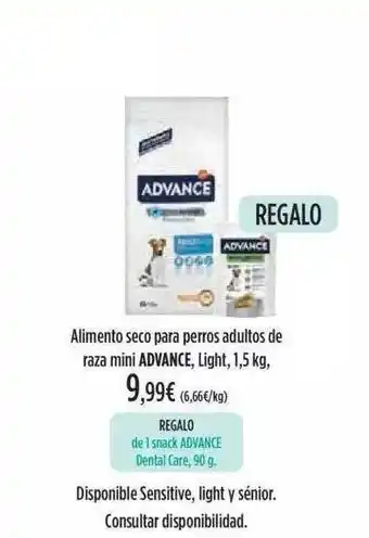 El Corte Inglés Alimento Seco Para Perros Adultos De Raza Mini Advance Light oferta