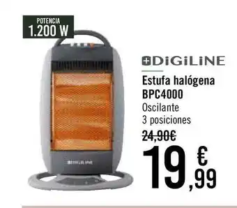 Carrefour Digiline Estufa Halógena Bpc4000 oferta