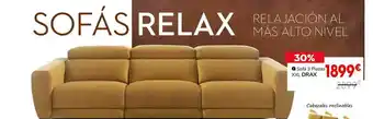 Conforama Sofá 3 Plazas Xxl Drax oferta