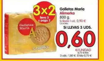 Alimerka Galletas María Alimerka 800g oferta