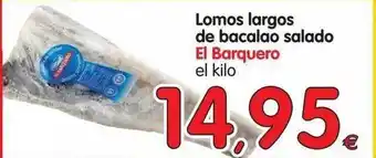 Alimerka Lomos Largos De Bacalao Salado El Barquero oferta