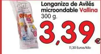 Alimerka Longaniza De Avilés Microondable Vallina 300g oferta