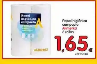 Alimerka Papel Higiénico Compacto Alimerka 6 rollos oferta