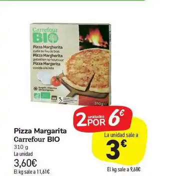 Carrefour Market Pizza Margarita 310g oferta